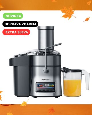 Novinka, která vám vytlačí maximum z každého ovoce 🍎🍊 Představujeme odšťavňovač Rohnson R-4010 s výkonem 1500 W max –...