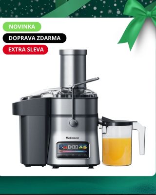 🎄 Nadělte si zdraví pod stromeček! Rohnson odšťavňovač R-4010 = výkon, jednoduchost, čistý výsledek. Použijte kód VANOCE a...